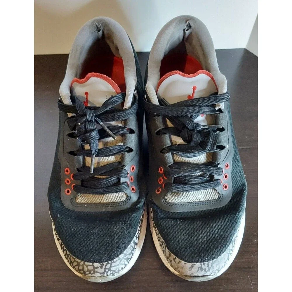 Jordan Zoom Tenacity 88 'Black Cement' 2018 Size 9.5 Sneakers AV5878-002 - Picture 2 of 9